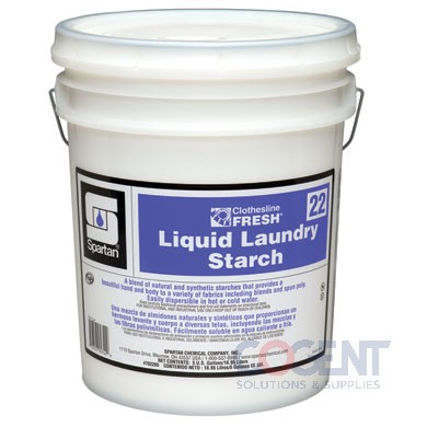Liquid Laundry Starch 22 5gal Clothesline Fresh 5gal/pl  7022