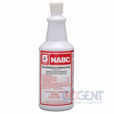 NABC Non-Acid Restroom Cleaner Disinf. Floral 12qt/cs 711603