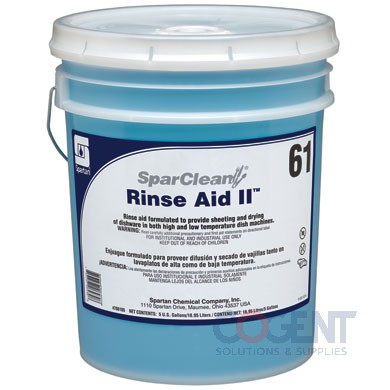 SparClean Rinse Aid II 61 5 Gallon 766105 SPART