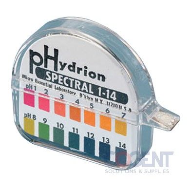 pH Papers/Spectral 1-14 Test Strips 100/rl