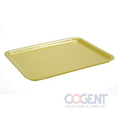 Foam Tray 2 Yellow Supermarket 8.4x5.9x1.2 500/cs 51P302