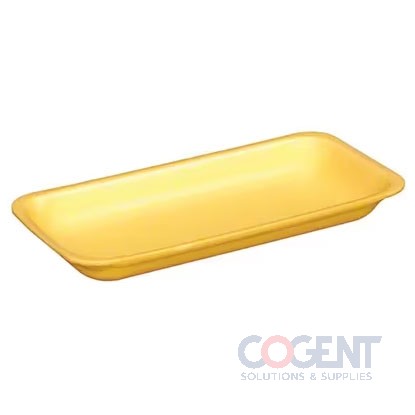 Foam Tray 10S Yellow 10.9x5.9x.7 500/cs