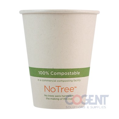 Hot Cup 8oz Nat No Tree Paper 1000/cs CU-SU-8 WC